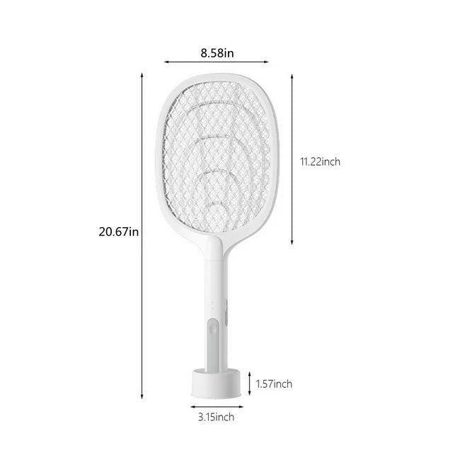Belvia™ - Raquette Électrique Anti-Moustique